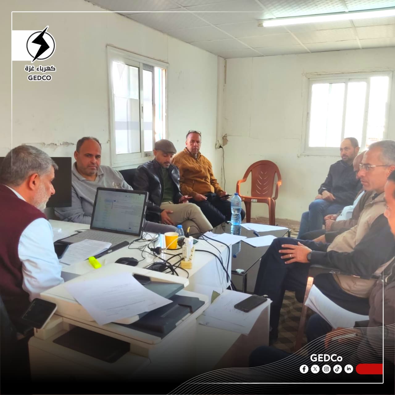 شركة توزيع الكهرباء تستقبل عام 2025 باجتماع تنفيذي يناقش التحديات والمشاريع المستقبلية